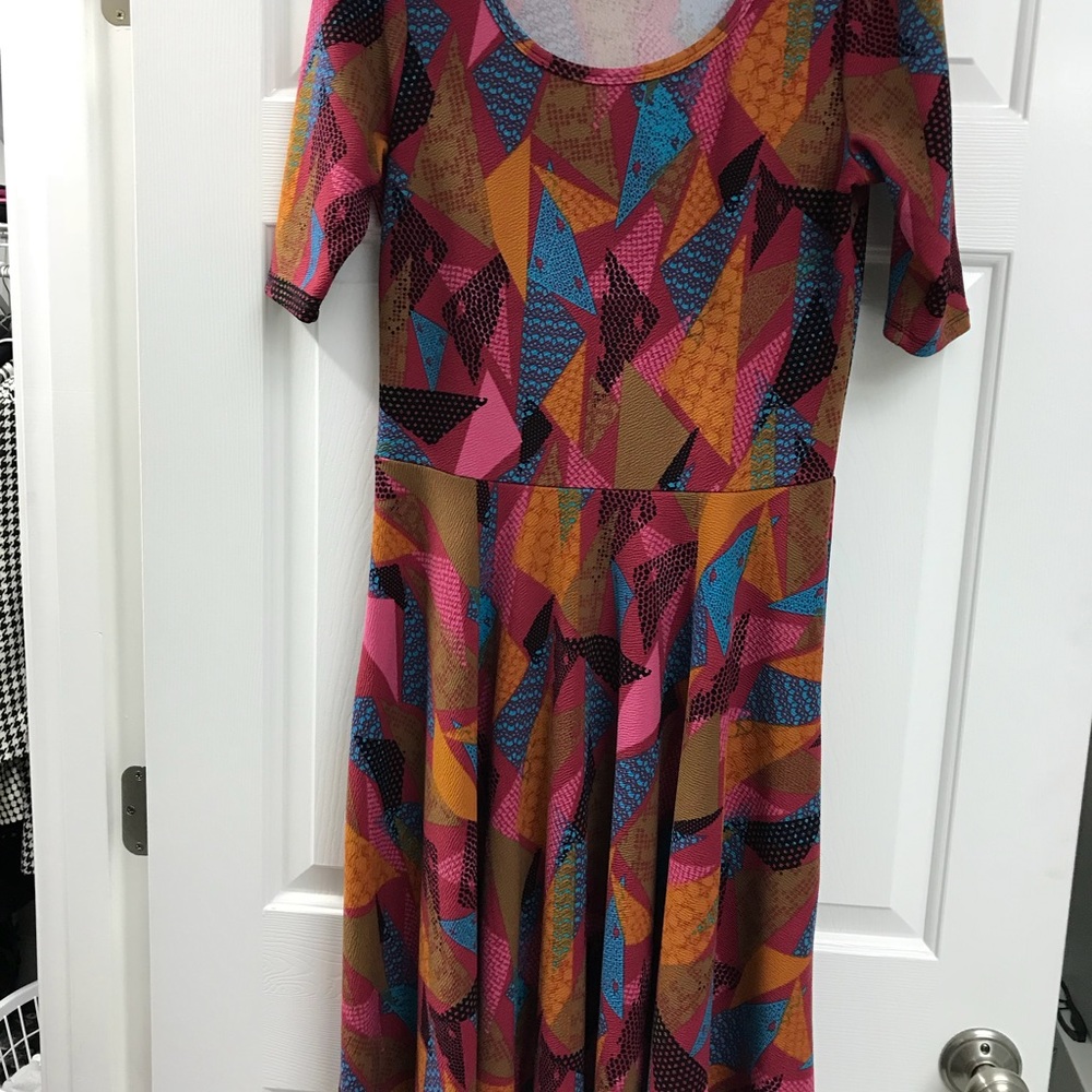 Lularoe Nicole dress sz L like new